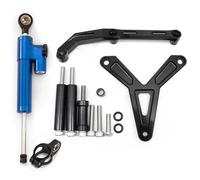 SPAMFAFGHQ Kit De Support Fixation Et D'amortisseur Direction En Aluminium CNC Motif Carbone Pour YAMAHA Pour Tracer 900 GT 2021-2023(Model D)