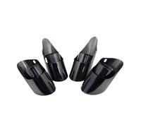 SPAMFAFGHQ Lot De 4 Pour Tuyau D'échappement Remplacement De Buse De Réglage Embout De Silencieux Pour Macan S 2.9T 3.0T 2019 2020 2021 2022 2023 2024(NOIR)