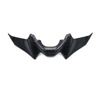 SPAMFAFGHQ Motocyclette Sport Downforce Spoilers Latéraux Nus Déflecteur D'Aile Aérodynamique pour Yamaha MT-07 MT07 SP 2018-2024(Motif en Fibre de Carbone)