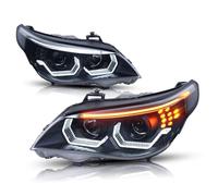 SPAMFAFGHQ Phares De Voiture LED Pour Série 5 E60 2003-2010 Assemblage Mise À Niveau Kit D'accessoires Pour Lentilles Projecteur Configuration Élevée