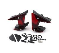 SPAMFAFGHQ Pièces De Moto Spoiler Latéral Force Descendante Naked Winglet Aérodynamique pour Yamaha MT 09 MT09 MT-09 SP 2017-2020(Rouge)