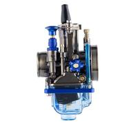 SPAMFAFGHQ Pièces Modifiées Pour Moto Pour Carburateur Mikuni PWK 21 24 26 28 30 32 34mm Pour CG CB GY6 Moteur Horizontal Carburateur(Bleu,30mm)