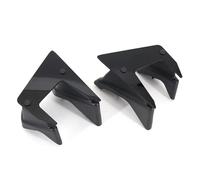SPAMFAFGHQ Pièces Moto Aérodynamique Côté Poussée Descendante Nus Ailes Spoilers Fixes Ailerons Pare-Brise Ailes pour Yamaha MT07 MT 07 MT-07 2018-2020(Noir)