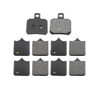 SPAMFAFGHQ Plaquettes De Frein Avant Et Arrière pour Benelli Moto pour Petites Plaquettes De Frein À Disque pour Devil 502C BJ500-6A-6B Plaquettes de Frein(Devant et derrière)