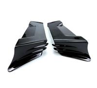 SPAMFAFGHQ pour Aprilia RS660 pour Tuono 660 2021 2022 2023 Motocyclette Aileron Latéral Spoiler Flux d'air Aile Fixe Carénage Avant (Noir Brillant)