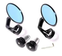 SPAMFAFGHQ Pour CB1000R CB1300 CB600F Pour Hornat Etc La Plupart Des Rétroviseurs De Guidon De Moto 7/8 Poignée Miroir Arrière En Verre Anti-éblouissement