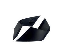 SPAMFAFGHQ pour CBR650R CBR 650R CBR650 R 2019-2023 Accessoires Motocyclette Cache-Phare Aileron Latéral Déflecteur Spoiler Couverture(Matte Black)