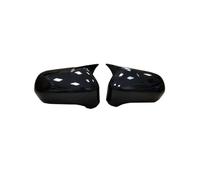 SPAMFAFGHQ Pour Civic 8ème Génération 2005-2011 Paire De Coques Rétroviseur Extérieur Autocollant Capot Aileron Case Habillage Accessoires Décoration(No Light Black)