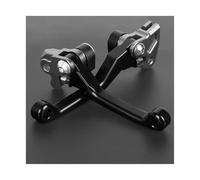 SPAMFAFGHQ Pour CRF250M 2012 2013 2014 2015 2016 2017 Accessoires Moto En Aluminium Leviers De Frein Et D'embrayage Pivotants(NOIR)