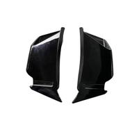 SPAMFAFGHQ pour Ducati pour Panigale V2 2020-2023 Motocyclette Couverture protectrice d'extrémité d'aile de carénage pneumatique Gauche Droite ABS Plastique(Noir)