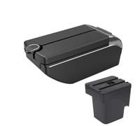 SPAMFAFGHQ Pour F&ord Pour Focus 2 Boîte D'accoudoir Pour F&ord Pour Focus 2 Mk2 2005-2011 Boîte D'accoudoir Voiture Boîte De Rangement(B2 Ligne noire 7USB)