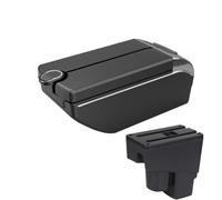 SPAMFAFGHQ Pour Jazz Boîte D'accoudoir Pour Fit Pour Jazz 1 Accoudoir De Voiture 2003 2004 2005 2006 2007 Boîte De Rangement Bras Accessoires Auto(B3 white line 7 usb)