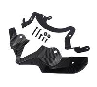 SPAMFAFGHQ pour Kawasaki Z900 ZR900 Z 900 SE ABS 2020-2024 Spoiler Frontal Winglet Aérodynamique pour Moto À Cadre Nu(Carbon Fiber Look)