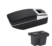 SPAMFAFGHQ Pour Kia Pour Cerato Pour Forte K3 Boîte À Accoudoir Rangement Central Boîte De Rangement Boîte À Accoudoir Avec USB Intérieur Voiture(Ligne noire A2 Pas d'USB)