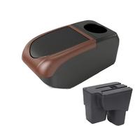 SPAMFAFGHQ Pour Kia Pour Pegas Accoudoir De Voiture Boîte Boîte De Rangement Central Accessoires De Voiture Pièces De Retouche Intérieure Avec USB(B3 Brown frame 6USB)