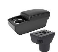 SPAMFAFGHQ Pour KIA Pour Rio 2 Boîte D'accoudoir Pour KIA Pour Rio2 2006-2011 Boîte De Rangement Accessoires Intérieurs Voiture Usb(B2 Ligne noire 6USB)
