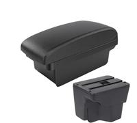 SPAMFAFGHQ Pour KIA Pour Rio 3 Boîtier De Repose-bras Pour KIA K2 X-line Pour Rio 3 2011-2016 Accessoires D'accoudoir De Voiture Intérieur Boîtier De Rangement(Ligne noire A2 Pas d'USB)