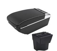SPAMFAFGHQ Pour KIA Pour Rio 5 Accoudoir 2014 2013 2012 2015 2016 2017 2018 2019 Boîtier D'accoudoir Boîte De Rangement Accessoires Auto(A3 Noir blanc 7USB)