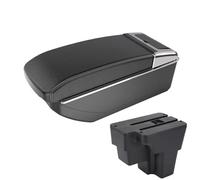 SPAMFAFGHQ Pour KIA Pour RIO Pour STONIC Pour Rio Lx Cerato Accoudoir Voiture Pièce De Retrofit Boîte De Rangement(B3 Black white NO USB)