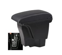 SPAMFAFGHQ Pour Kia Rio 3 Boîte D'accoudoir Pour Kia Rio III 2011 2012 2013 2014 2015 2016 Boîte De Rangement Auto Accoudoir Central Cuir PU(A3 Cuir artificiel)
