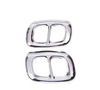 SPAMFAFGHQ Pour Mercedes Pour Benz GLA 4MATIC Classe GLB X247 2020 2021 2022 Cache-embout D'échappement Arrière En Acier Inoxydable Accessoires(Argent,A model)
