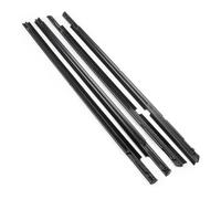 SPAMFAFGHQ Pour Mitsubishi Pour Lancer 2008-2017 4Pcs Kit Joints D'étanchéité Porte Voiture Moulures Ceinture Joint Caoutchouc Vitre 5727A005