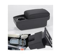 SPAMFAFGHQ Pour N&issan Pour NV200 Boîte De Rangement D'Accoudoir Central Pour Voiture Porte-gobelet Rénovation Boîte D'Accoudoir Central(B2 Ligne noire 6USB)