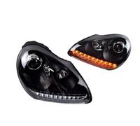 SPAMFAFGHQ Pour Porsche Pour Cayenne 955 2003-2007 Phares De Voiture Entièrement LED Assemblage Phare Automatique Kit D'accessoires Lentille Projecteur(Halogen)