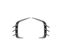 SPAMFAFGHQ pour pour Fiesta MK8 St Line 2017-2020 Spoiler Latéral Avant avec Enjoliveur D'aération Et Cache Antibrouillard(Carbon Fiber Look)