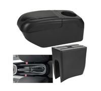 SPAMFAFGHQ Pour R&enault K-ZE Boîte D'accoudoir Voiture Boîte D'accoudoir Centrale Boîte De Rangement Interne Retrofit Interne Charge USB(Noir Noir)