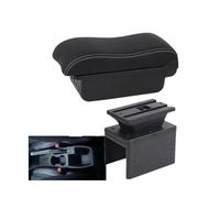 SPAMFAFGHQ Pour R&enault Pour Captur Pour Clio5 Boîtier D'accoudoir Voiture Boîte De Rangement Centrale Rétrofit Intérieur Accessoires Auto(B white line 3USB)
