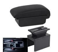 SPAMFAFGHQ Pour R&enault Pour Clio 5 Boîtier D'accoudoir Boîte De Rangement Centrale Accessoires Auto Intérieurs De Retrofit(B style black line)