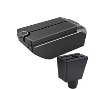 SPAMFAFGHQ Pour R&enault Pour Logan 2 Accoudoir Pour Dacia Pour Logan 2 Pour Dokker Pour Sandero 2 Boîte D'accoudoir Pour Voiture(B3 white line 7 usb)