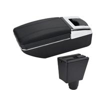 SPAMFAFGHQ Pour R&enault Pour Logan 2 Accoudoir Pour Dacia Pour Logan 2 Pour Dokker Pour Sandero 2 Boîte D'accoudoir Pour Voiture(Ligne noire A2 Pas d'USB)