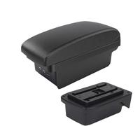 SPAMFAFGHQ Pour TOYOTA Pour Verso Boîte D'accoudoir Pour TOYOTA Pour Verso EZ Boîte D'accoudoir Auto Boîte De Rangement Avec Interface USB(B2 ligne noire 3USB)