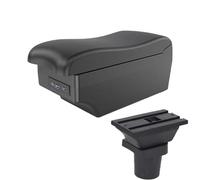 SPAMFAFGHQ Pour Toyota Pour Yaris Pour Vitz 5 Portes Hayon 2005 2006 2007 2008 2009 2010 2011 Boîte D'Accoudoir Auto(A2 Black line 7 USB)