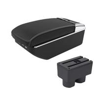 SPAMFAFGHQ Pour Venucia D50 Boîte D'accoudoir Voiture Pièces Retrofit Boîte De Rangement Bras Accessoires Auto Pièce Retrofit(A3 Noir blanc 7USB)