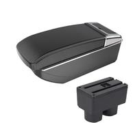 SPAMFAFGHQ Pour Venucia Pour D50 Boîte À Accoudoir Pièces De Retouche Boîte De Rangement Bras Accessoires Auto Pièce Retouche(B3 Black white NO USB)