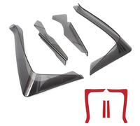 SPAMFAFGHQ pour XADV750 X-ADV 750 2017-2020 Modification Bande D'enroulement Coupe-Vent Aile Fixe Protection Latérale Pare-Brise(Light Gray)