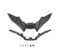 SPAMFAFGHQ pour Yamaha MT 09 MT-09 MT09 SP 2021 2022 2023 Spoiler Avant De Moto Winglet Aérodynamique Kit d'ailes Spoiler(Noir)