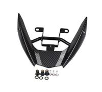 SPAMFAFGHQ pour Yamaha MT09 MT 09 FZ09 FZ 09 2014 2015 2016 Pare-Brise Avant Couvercle De Phare Pare-Vent Bec Extension De Cône(Fiber Pattern)
