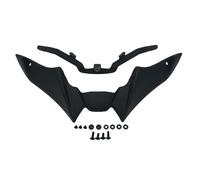 SPAMFAFGHQ pour Yamaha MT09 MT 09 MT-09 SP 2021 2022 2023 Spoiler Avant Nu Moto Winglet Kit D'aile Aérodynamique(Noir)
