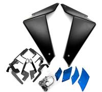 SPAMFAFGHQ pour Yamaha MT09 MT 09 MT-09 SP 2021-2023 Moto Sport Downforce Naked Spoilers Latéraux Aileron Aérodynamique Déflecteur Cache-Cadre(Matt Black-Blue)