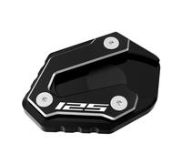 SPAMFAFGHQ pour Yamaha MT125 2014 2015 2016 2017 2018 2019 2020-2024 Accessoires De Moto Pied Support Latéral Béquille Plaque Protection(Noir)