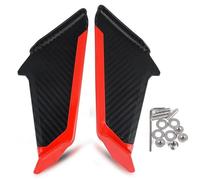SPAMFAFGHQ pour Yamaha YZF-R1 R6 R7 R15 R25 R3 R125 Ailerons aérodynamiques de carénage Avant Spoilers latéraux Aile Dynamique décorative(Rouge)