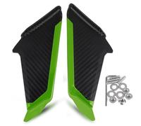 SPAMFAFGHQ pour Yamaha YZF-R1 R6 R7 R15 R25 R3 R125 Ailerons aérodynamiques de carénage Avant Spoilers latéraux Aile Dynamique décorative(Vert)