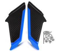 SPAMFAFGHQ pour Yamaha YZF-R1 R6 R7 R15 R25 R3 R125 Ailerons aérodynamiques de carénage Avant Spoilers latéraux Aile Dynamique décorative(Bleu)