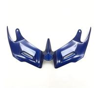 SPAMFAFGHQ pour Yamaha YZF R3 R25 2014 2015 2016 2017 2018 Protection Aérodynamique Avant De Moto Coulis De Protection en Fibre De Carbone(Bleu)