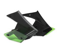 SPAMFAFGHQ pour Z900 Z 900 2020-2024 Pièces Moto Portance Latérale Spoilers Nus Aile Fixe Winglet Carénage Déflecteurs D'aile(Vert)