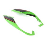 SPAMFAFGHQ pour ZX-25R ZX-4R ZX-4RR ZX4R ZX4RR 25R 2020-2025 Aile Latérale De Moto Spoiler À L'arrière Pare-Brise De Kit Aérodynamique(Green Floral Pattern)